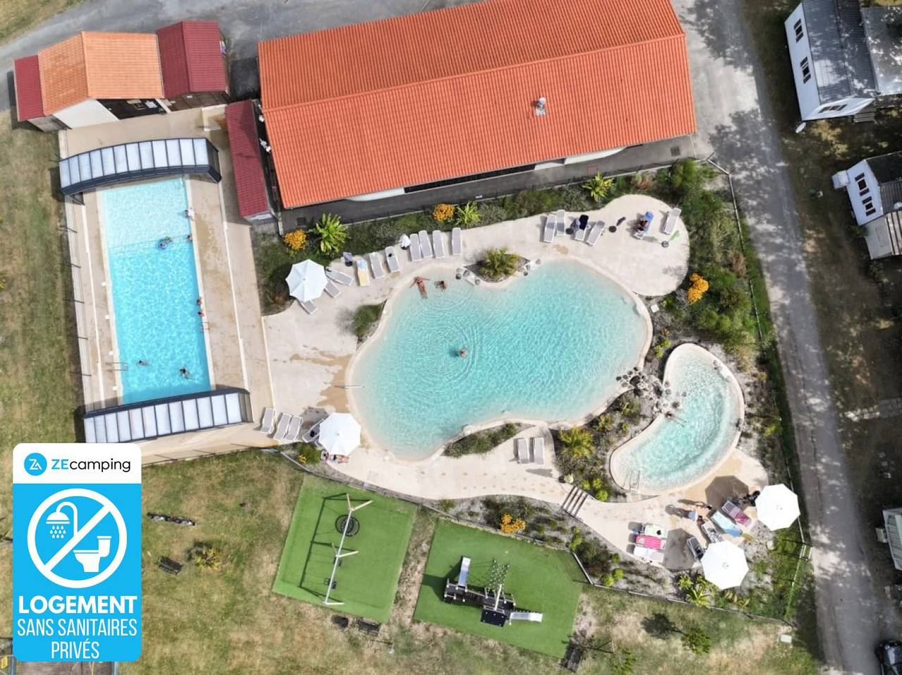 Zecamping 3* dog friendly salle fitness piscine in Vensac, Région de Lesparre-Médoc