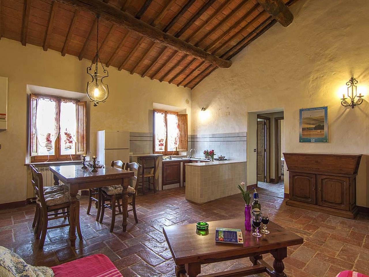 Ganze Wohnung, Rosa castellett' Wohnung mit Pool in Torrita di Siena, Siena Provinz
