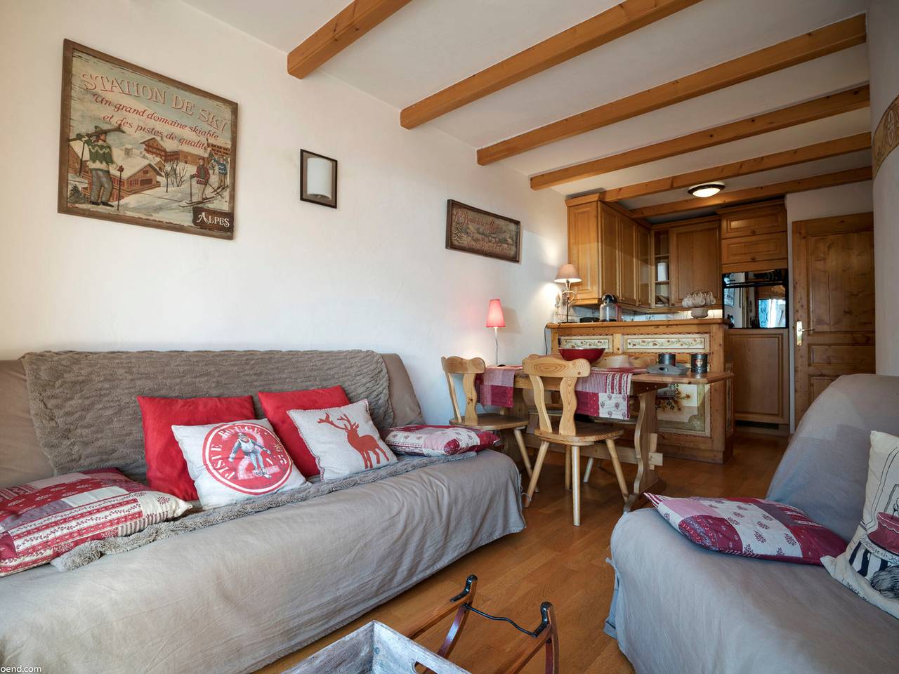 Apartamento entero, Apartamento encantador en Courchevel con gran terraza in Saint-Bon-Tarentaise, Les Trois Vallées