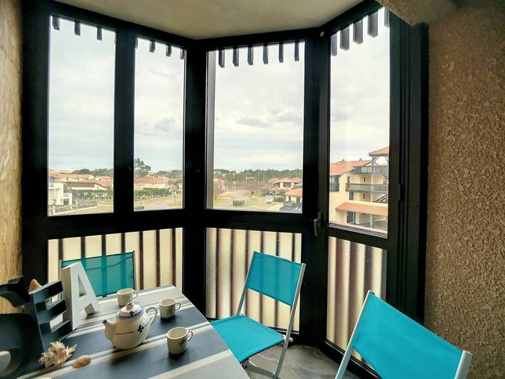Ferienwohnung für 4 Personen, mit Balkon und Pool sowie Ausblick, mit Haustier - 1