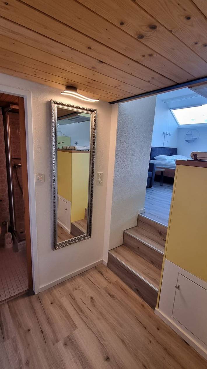 Ganze Wohnung, 1 Zimmer Wohnung für 3 Personen mit Aussicht auf die Skipiste in Surses, Oberhalbsteiner Alpen