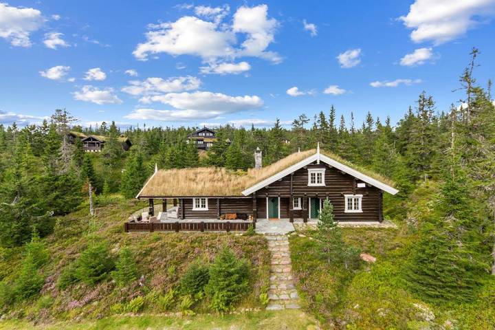 Chalet für 8 Personen, mit Sauna und Terrasse sowie Ausblick, mit Haustier - 1