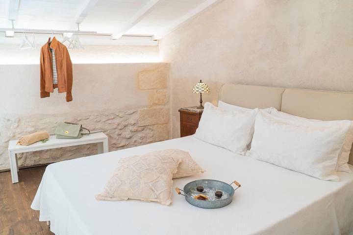 Appartamento per 2 persone, con Terrazza e Giardino nonché Panorama a Borgagne