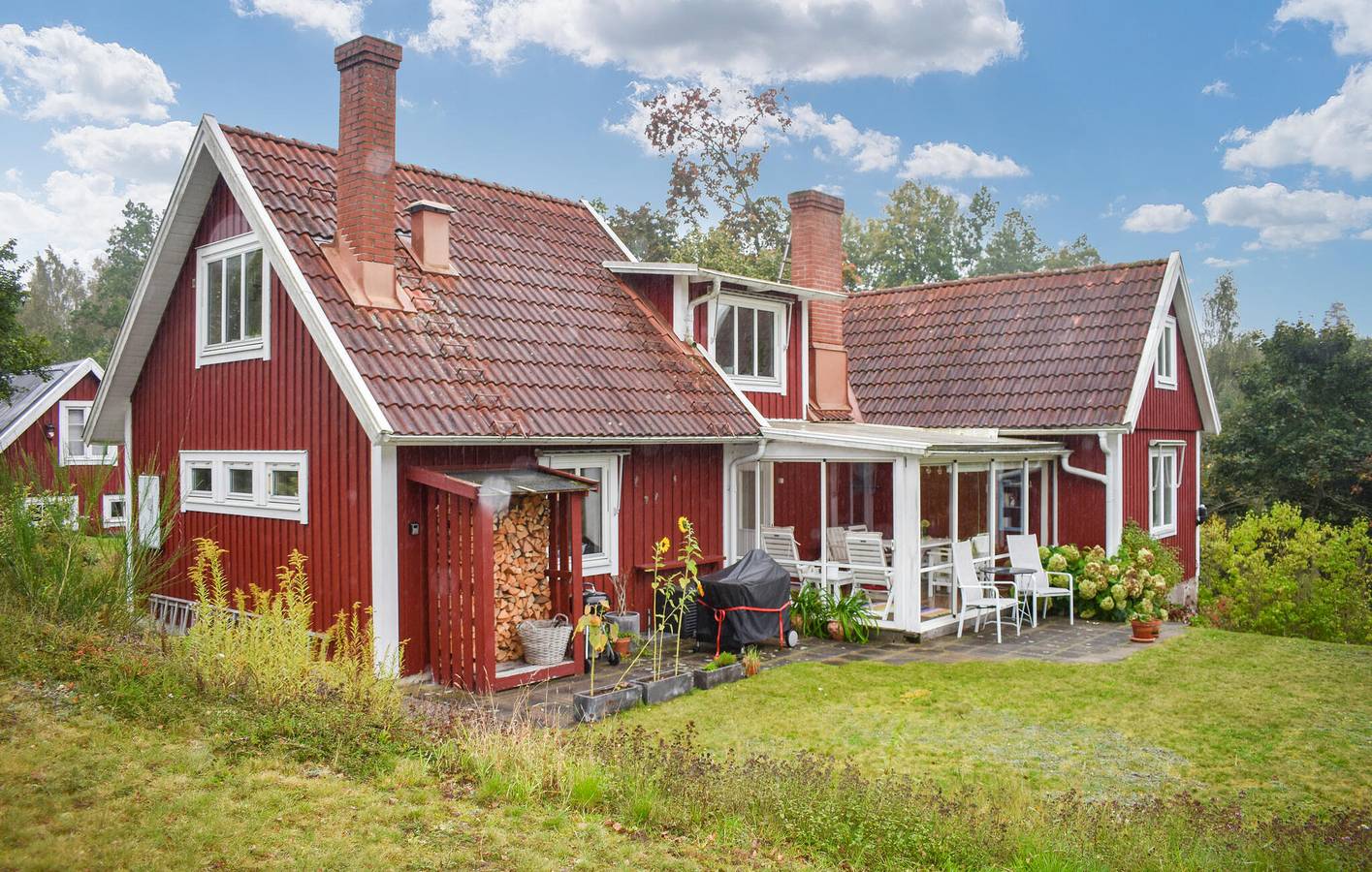 Hus för 6 Personer, med terass och trädgård