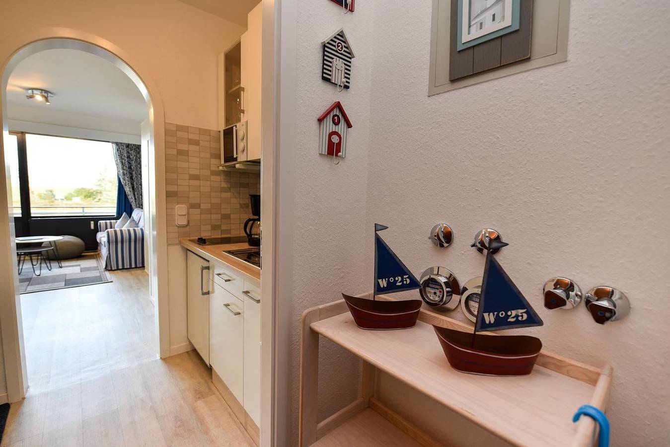 Schönes 1-Raum-Appartement im 1. Og im Haus Jan Am Strand, foto 13