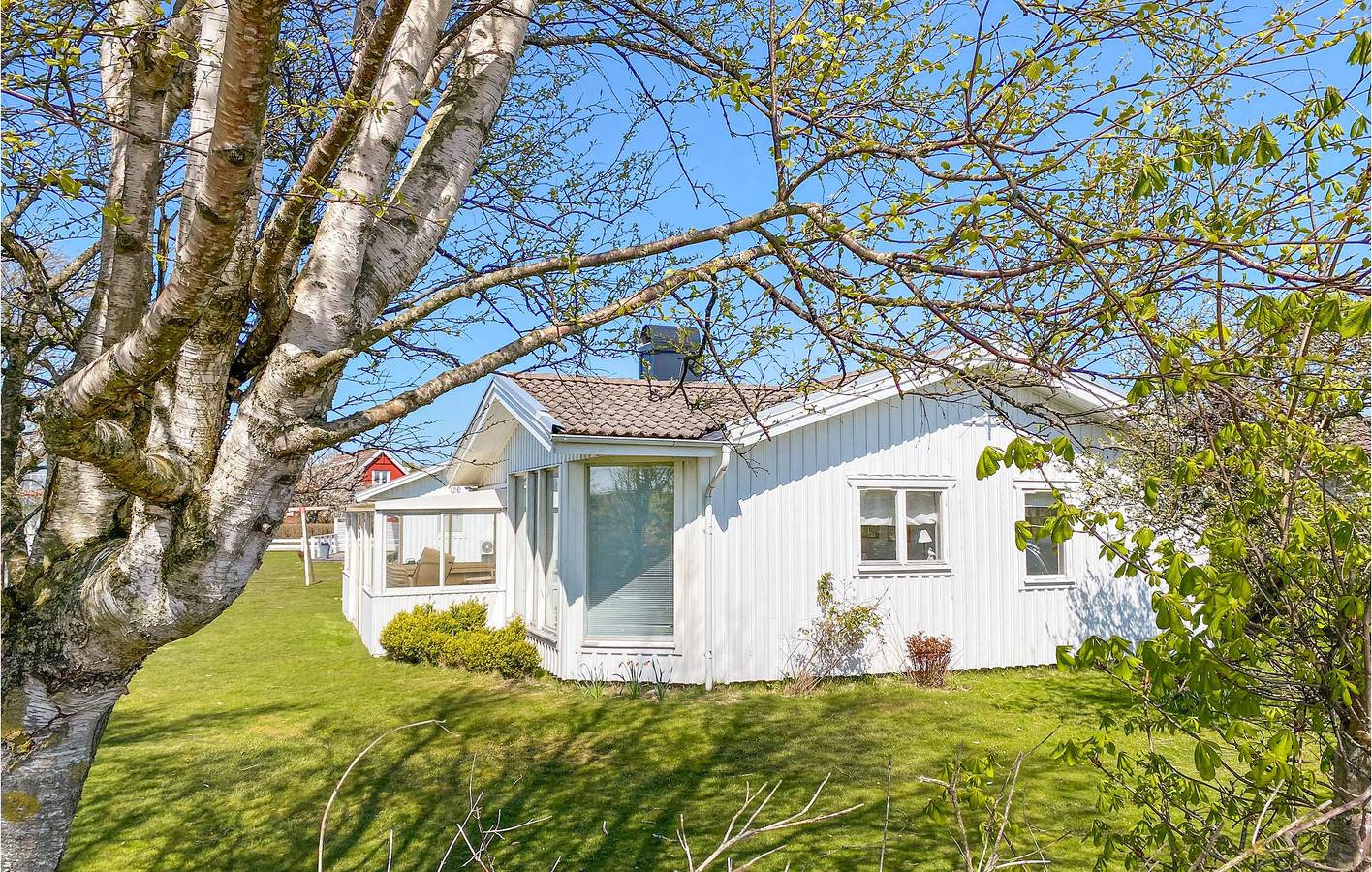 Ferienhaus für 6 Personen mit Terrasse in Falkenbergs und Umgebung