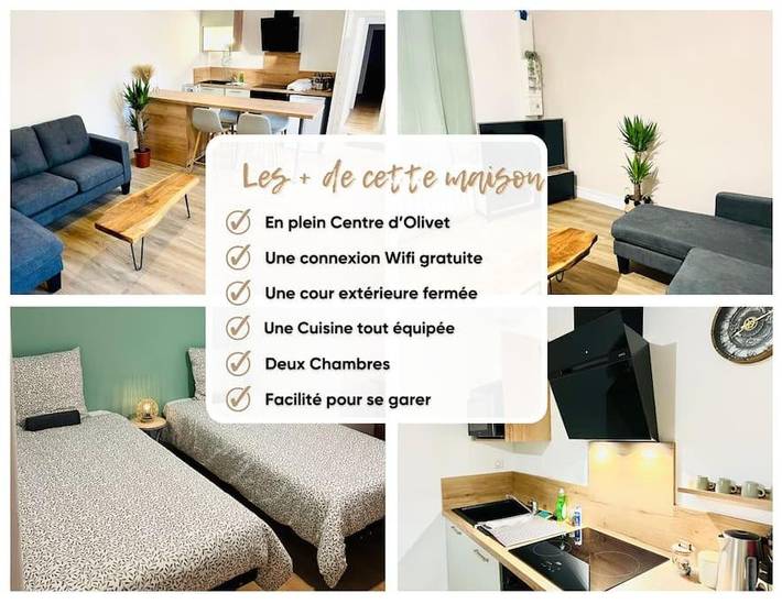 Maison de vacances pour 4 personnes, avec terrasse, animaux acceptés - 1