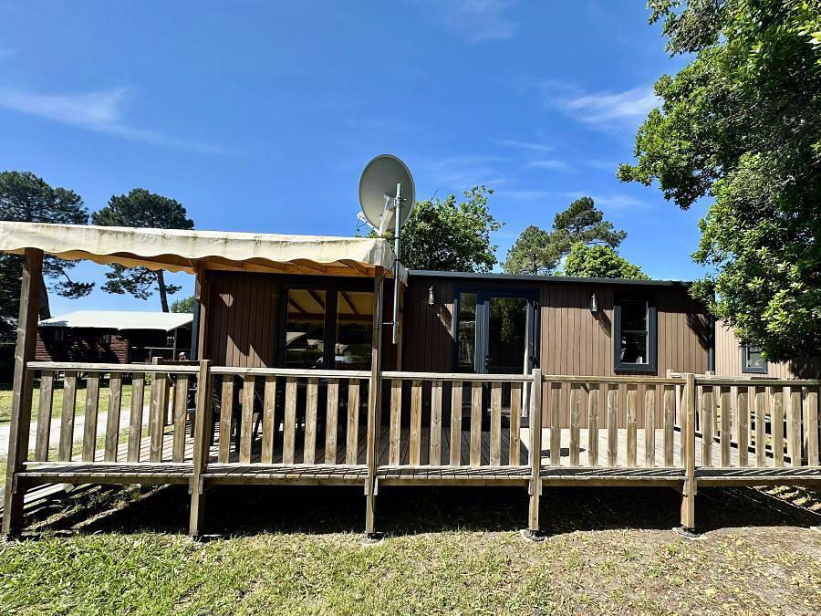 Camping Le Braou - Mobilhome 6 personas - Privilège 3 Habitaciones 4/6 Personas Aire acondicionado + Tv in Audenge, Region de Arcachon