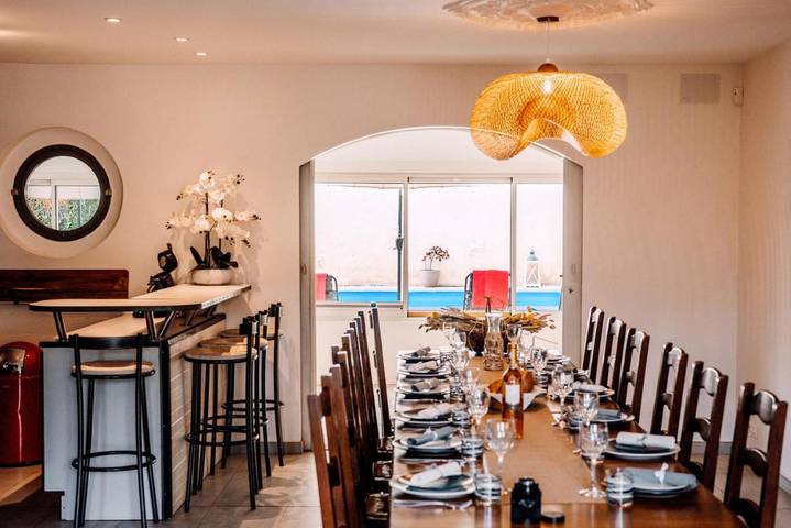 Location de vacances pour 12 personnes, avec jardin et piscine, adapté aux familles à Vernou-la-Celle-sur-Seine - 3