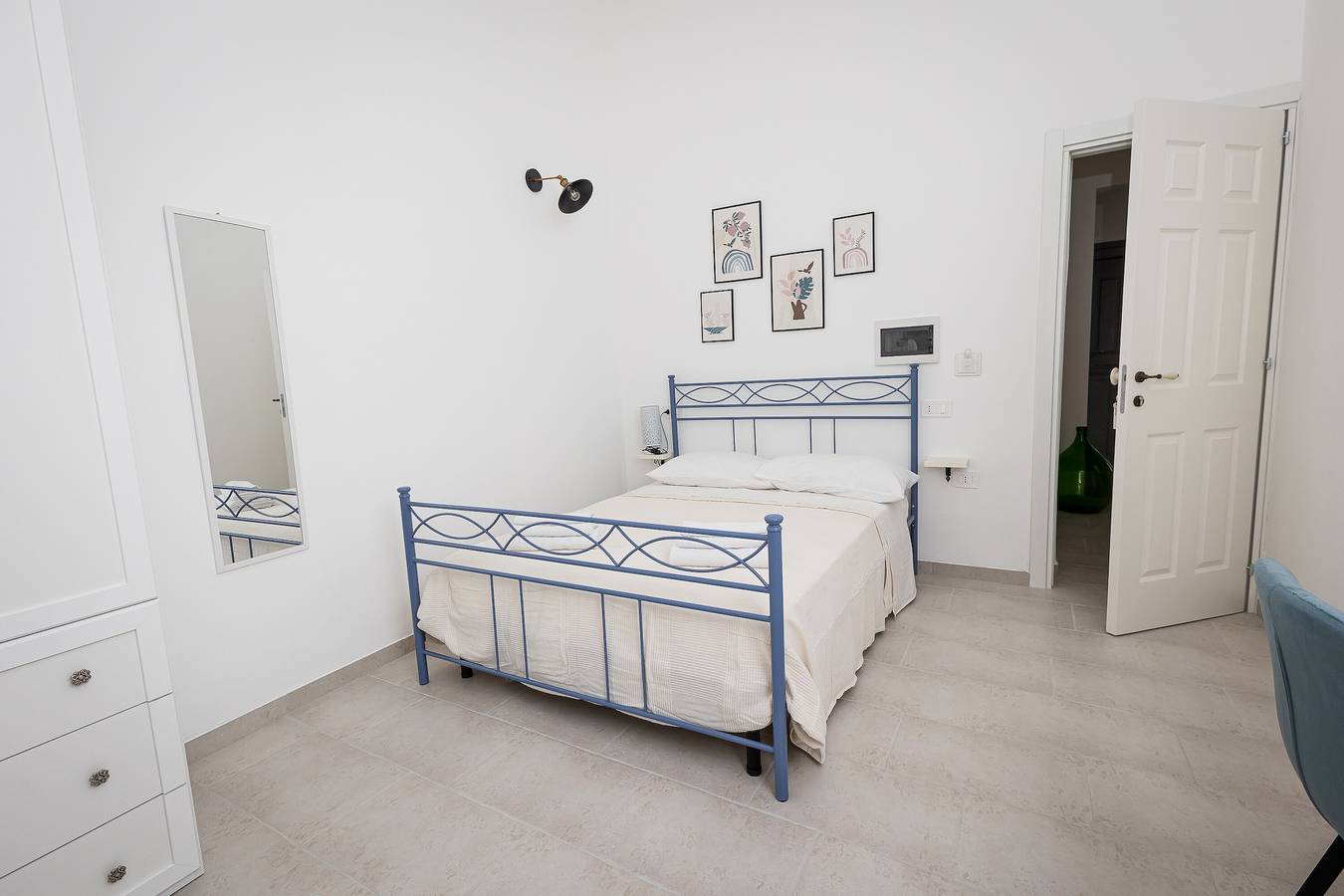 Habitación 'Le Dimore Di Nonna Nina - 2' con terraza compartida, Wi-Fi y aire acondicionado in Taviano, Golfo de Tarento