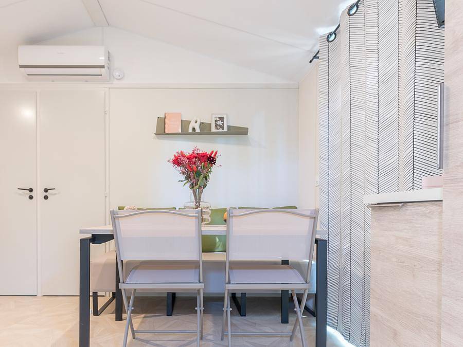 Camping la Plage Argelès - Mobilheim 4 personen - Signature - Bora Bora 4 Pers. in La Côte Vermeille, Argelès-sur-Mer