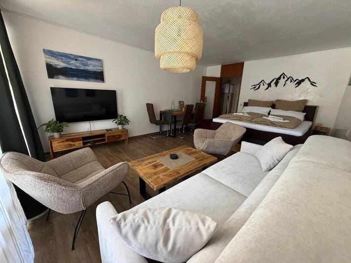 Ferienwohnung für 4 Personen, mit Terrasse und Ausblick