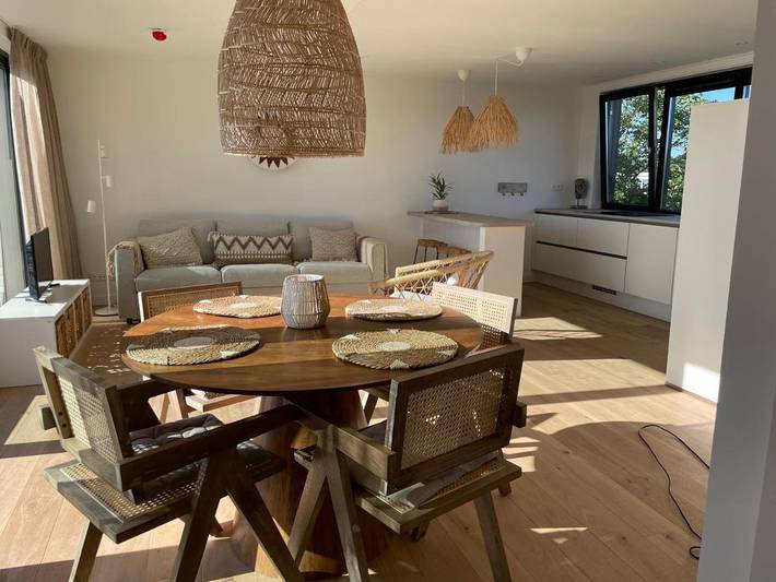Apartmenthotel für 2 Personen, mit Balkon und Terrasse sowie Garten und Ausblick in De Koog