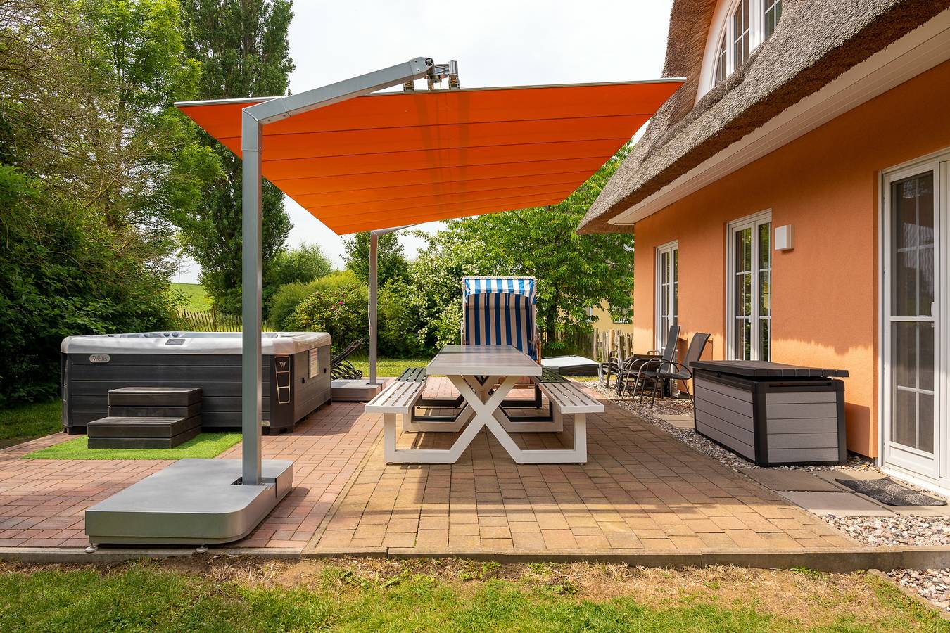 C 8 Reethaus Remy -Luxus mit Schwimmbad Dampfbad und Saunen und großen Grundstück exklusiv in Gramkow, Hohenkirchen