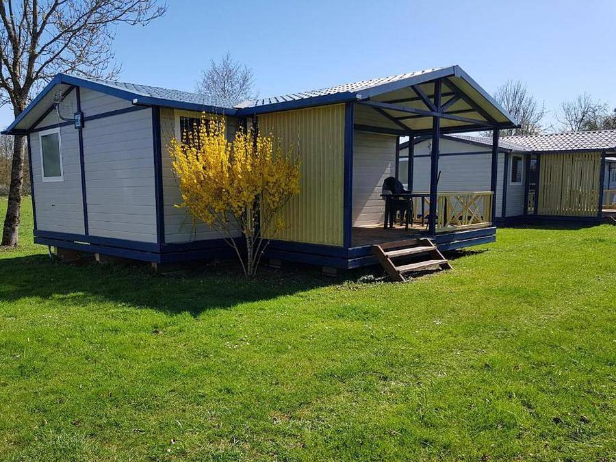 Camping Les Naïades - Chalet 6 personen - Samoa - 32m² - 3 Schlafzimmer in Chatel-Chéhéry, Ardennen