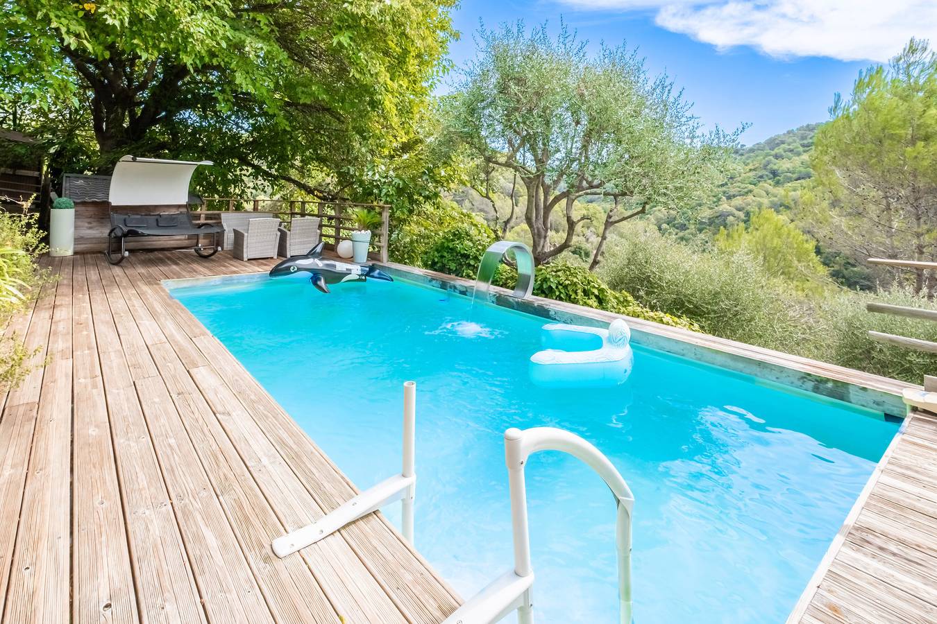 Provenzalisches Cottage mit 3 Schlafzimmern, privatem Pool und Spa, sehr ruhig und naturnah in Colomars, Nizza und Umgebung