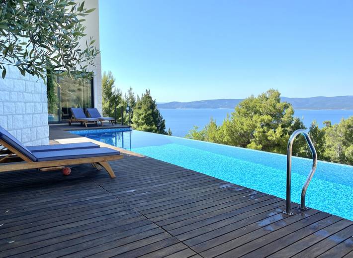 Villa pour 8 personnes, avec vue ainsi que vue sur l’océan et jardin à Mimice - 2