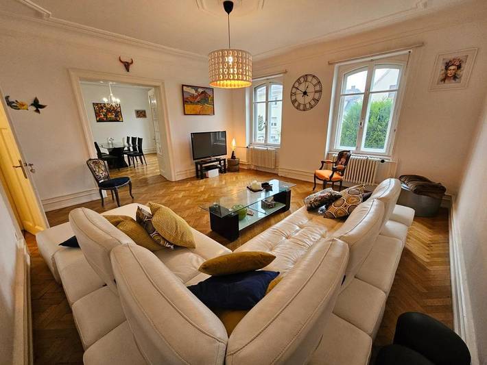 Villa para 10 pessoas, com vista e jardim e ainda varanda em Estrasburgo