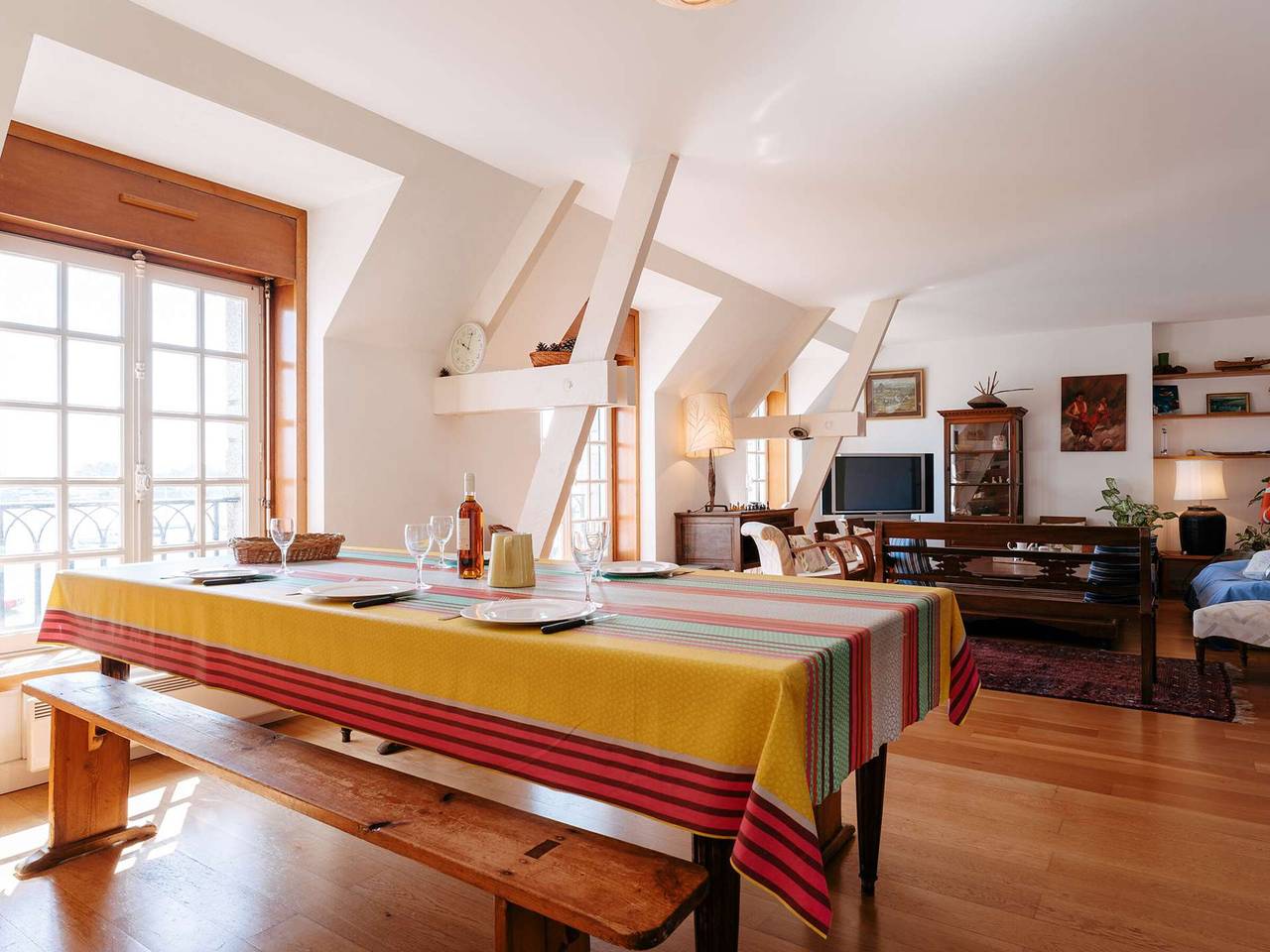 Appartement entier, La Trinité/Mer, appt spacieux 4p, 100m², 3 ch, wifi, animaux admis in La Trinité-sur-Mer, Côte des Mégalithes