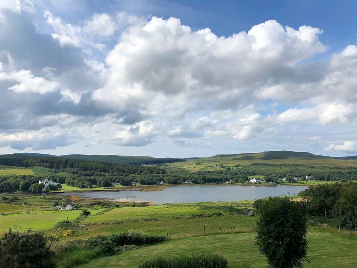 Log cabin for 4 people, with garden on the Isle of Skye