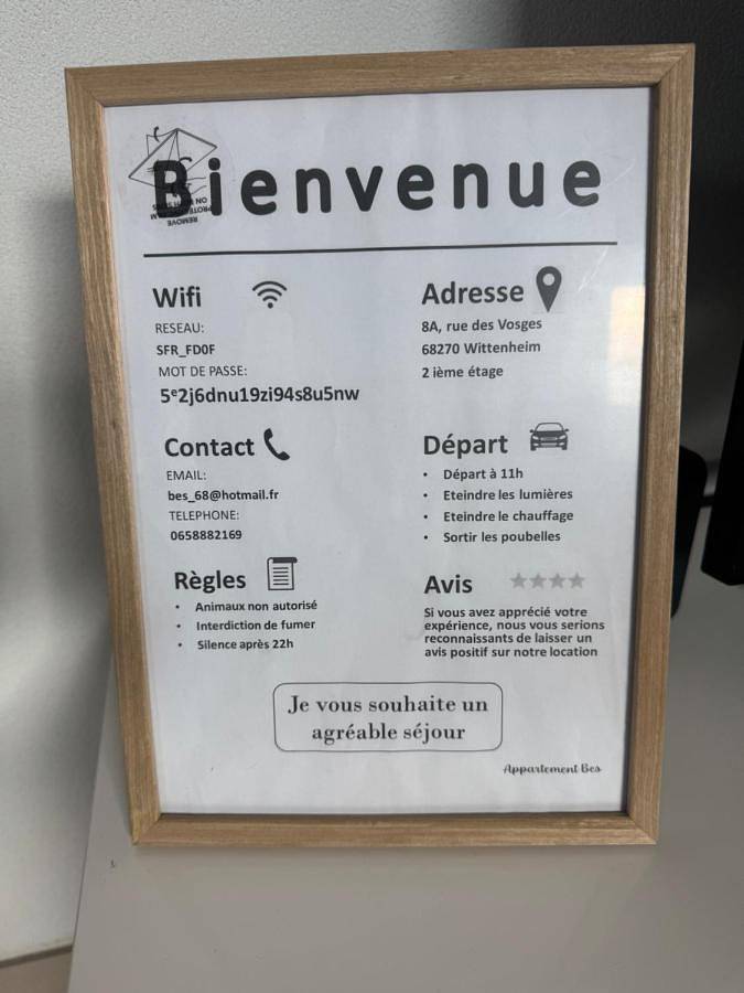 Gîte pour 10 personnes, avec terrasse et vue à Wittenheim - 2