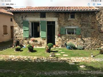 Chambre d’hôte pour 2 personnes, avec terrasse et jardin à Le Lindois