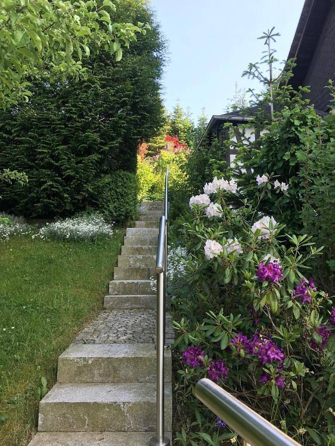 Ferienwohnung für 5 Personen, mit Garten und Ausblick