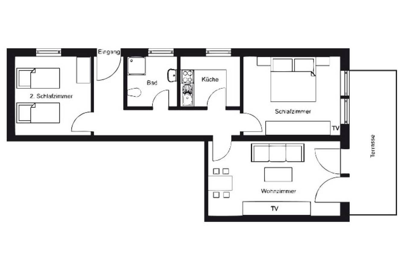 Ganze Wohnung, Ferienwohnung 'Appartment Sarina 1' mit Bergblick, privater Terrasse und Wi-Fi in Willingen, die Mittelgebirge