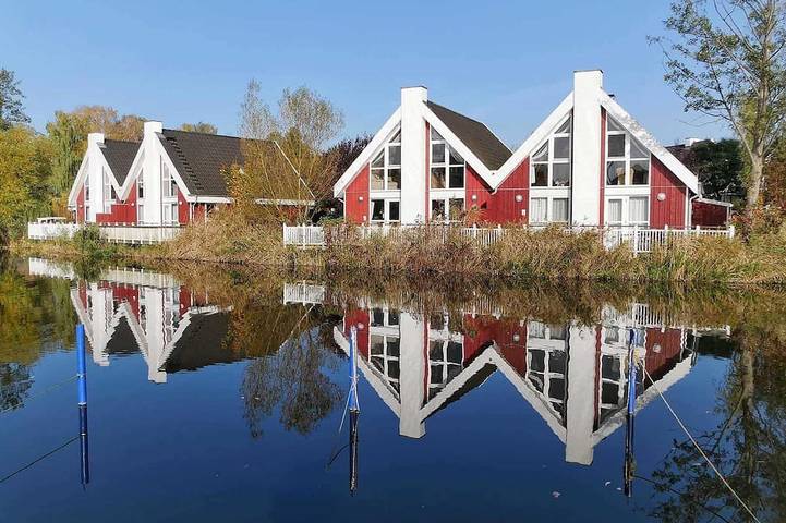 Ferienpark für 6 Personen, mit Whirlpool und Terrasse sowie Garten und Sauna