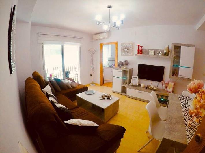 Ferienwohnung für 6 Personen, mit Balkon und Terrasse sowie Ausblick