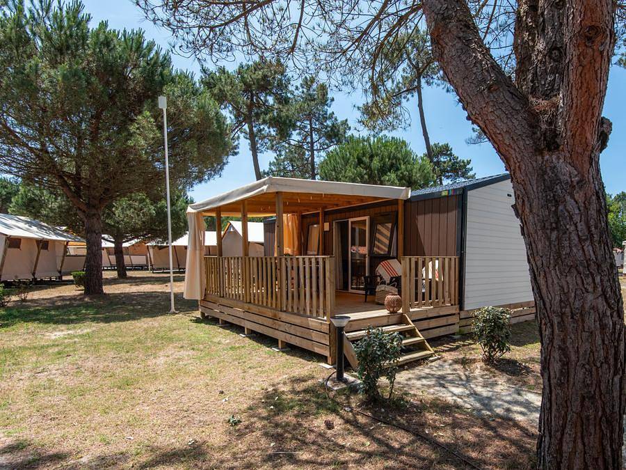 Camping Club Médoc Plage 4* - Ms Vacances - Mobilheim 4 personen - Olbia Confort Klimatisiert - Fußgänger. in Vendays-Montalivet, Lesparre-Médoc und Umgebung