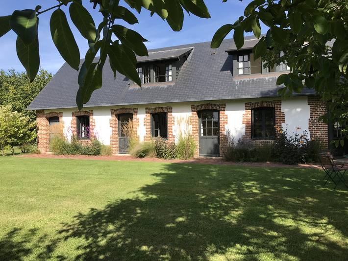 Gîte pour 6 personnes, avec jardin, animaux acceptés dans Thil-Manneville