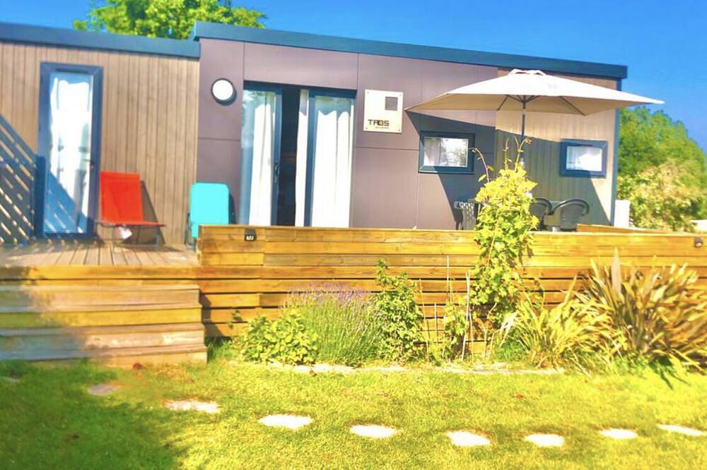 Cottage Premium, camping  5* avec parc aquatique in Hudimesnil, Région de Coutances