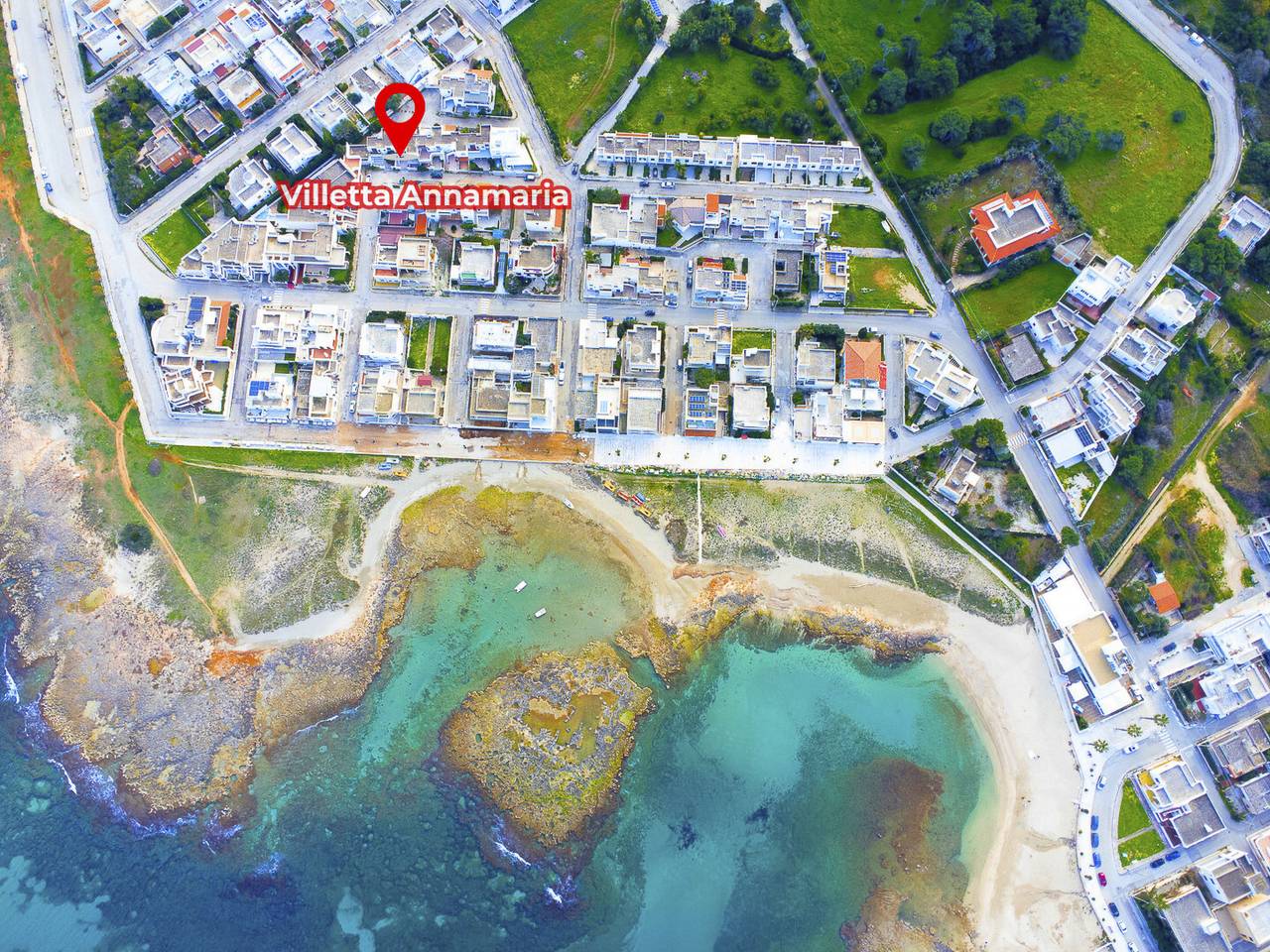 Apartamento entero, Villetta Annamaria 50 Meter Strand und Parkplatz in Torre Santa Sabina, Salento