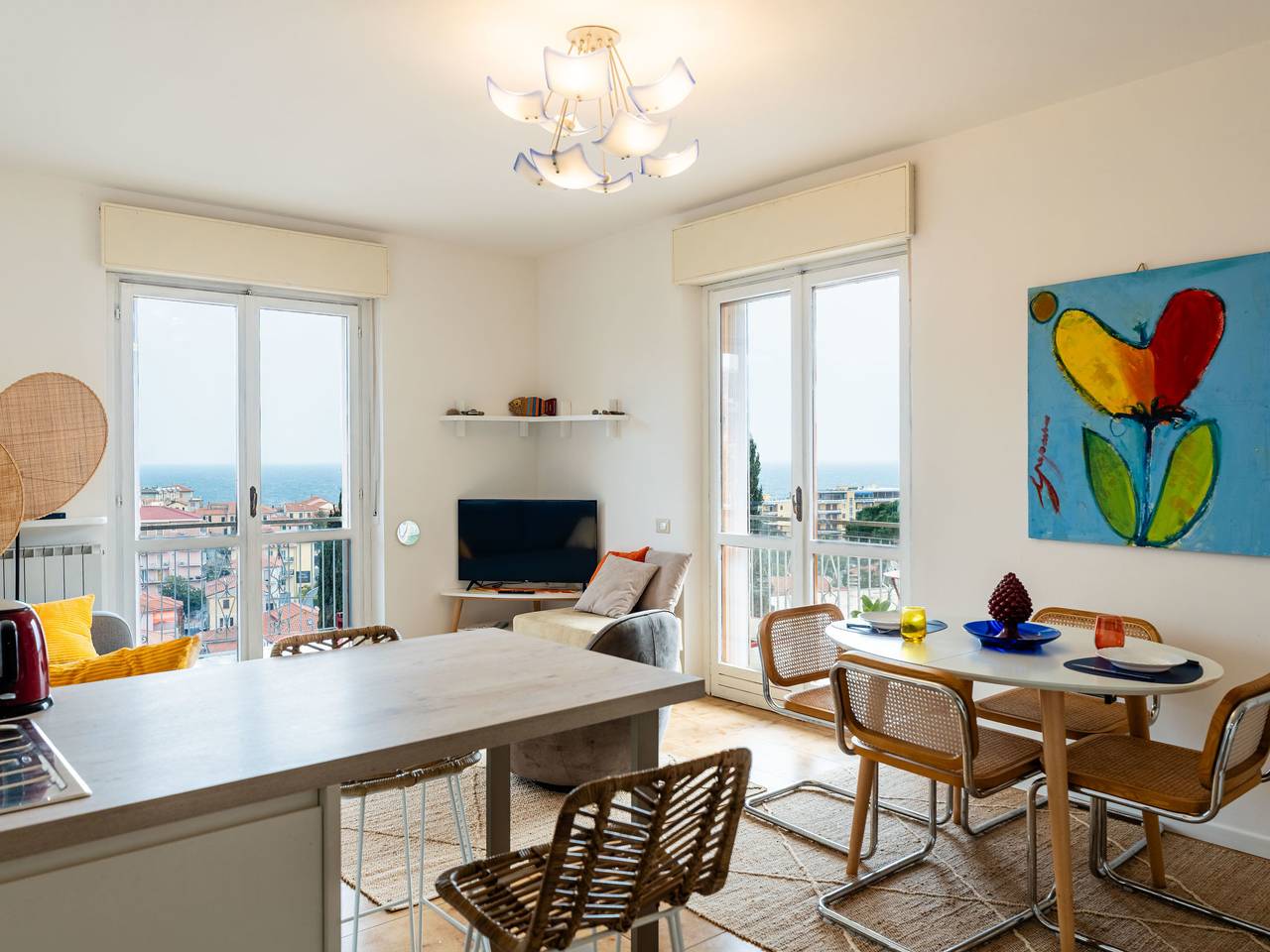 Geheel appartement, Sirio Vista Blu Apartment in San Lorenzo al Mare, Riviera di Ponente