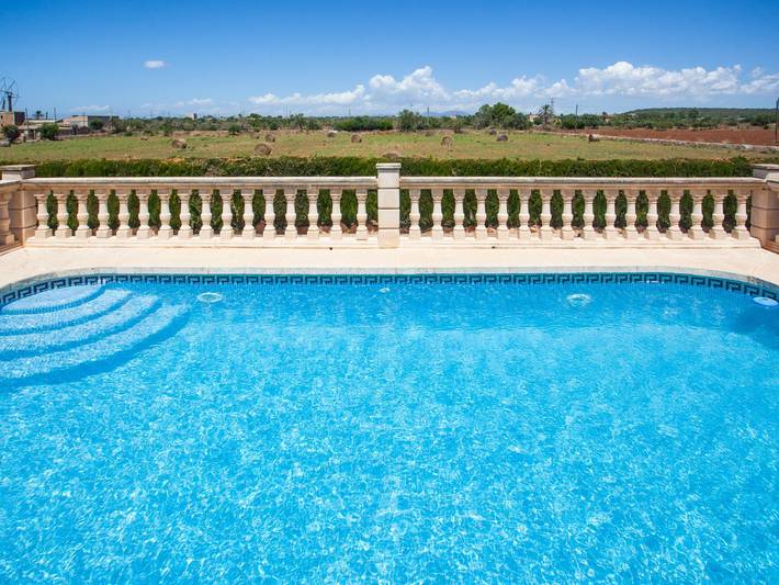 Finca für 6 Personen, mit Pool und Terrasse sowie Garten in Ses Salines - 3