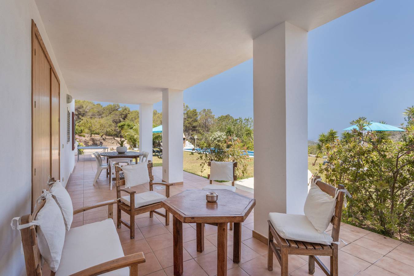 Beautiful Villa “Can Ramón” with Sea View, Mountain View, Garden, Pool & Wi-Fi in Sant Josep de sa Talaia, South Ibiza