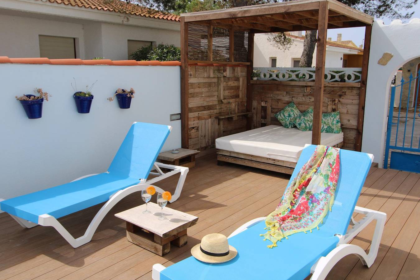 Casa Marinera, Ideal fuer Ihren Urlaub am Meer, Witi gratis, optionale Klimaanlage, Privatpool, Hunde erlaubt, Hundestrand in Platja de Riumar (Deltebre), Riumar