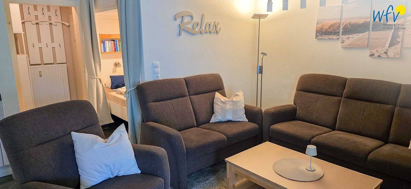 Appartement entier, Ferienwohnung Meents Oase auf Langeoog – Wohlfühlen mit Balkon & Garten in Langeoog
