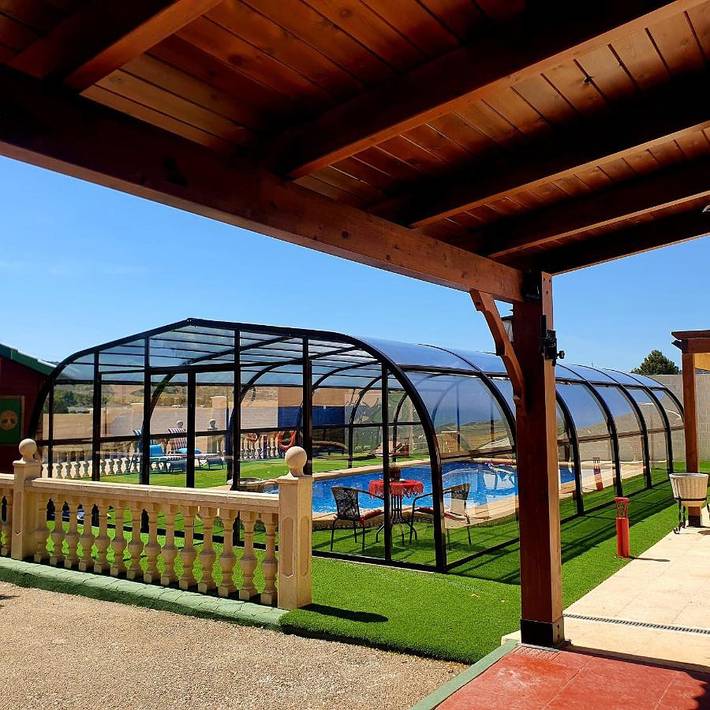 Maison d’hôte pour 4 personnes, avec Terrasse et Jardin ainsi que Piscine et Vue à Yecla
