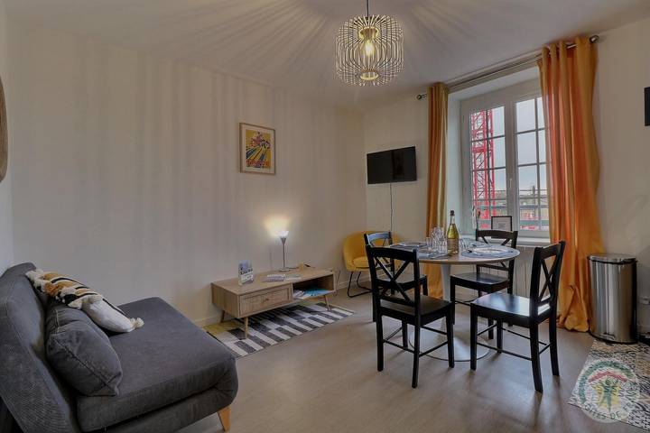 Gîte pour 2 personnes, avec Vue dans Plage du Prieuré