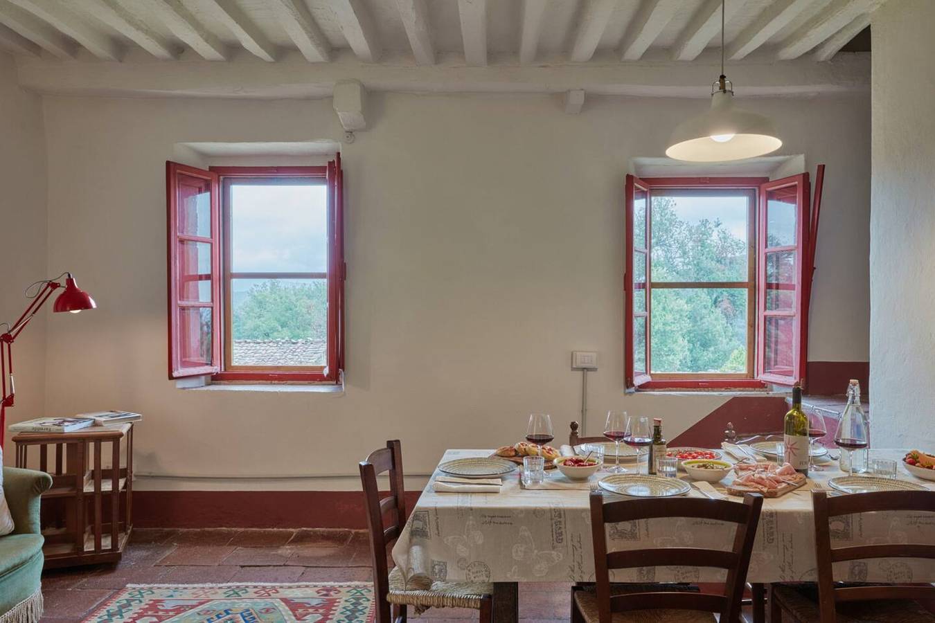 Ganze Wohnung, Ferienwohnung 'Casa Sulle Colline Per 6 Persone' mit Gemeinschaftsgarten, Wi-Fi und Klimaanlage in Lucca, Italienische Riviera