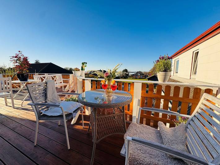 Ferienwohnung für 4 Personen, mit Balkon und Terrasse sowie Ausblick in Langballig und Umgebung - 2