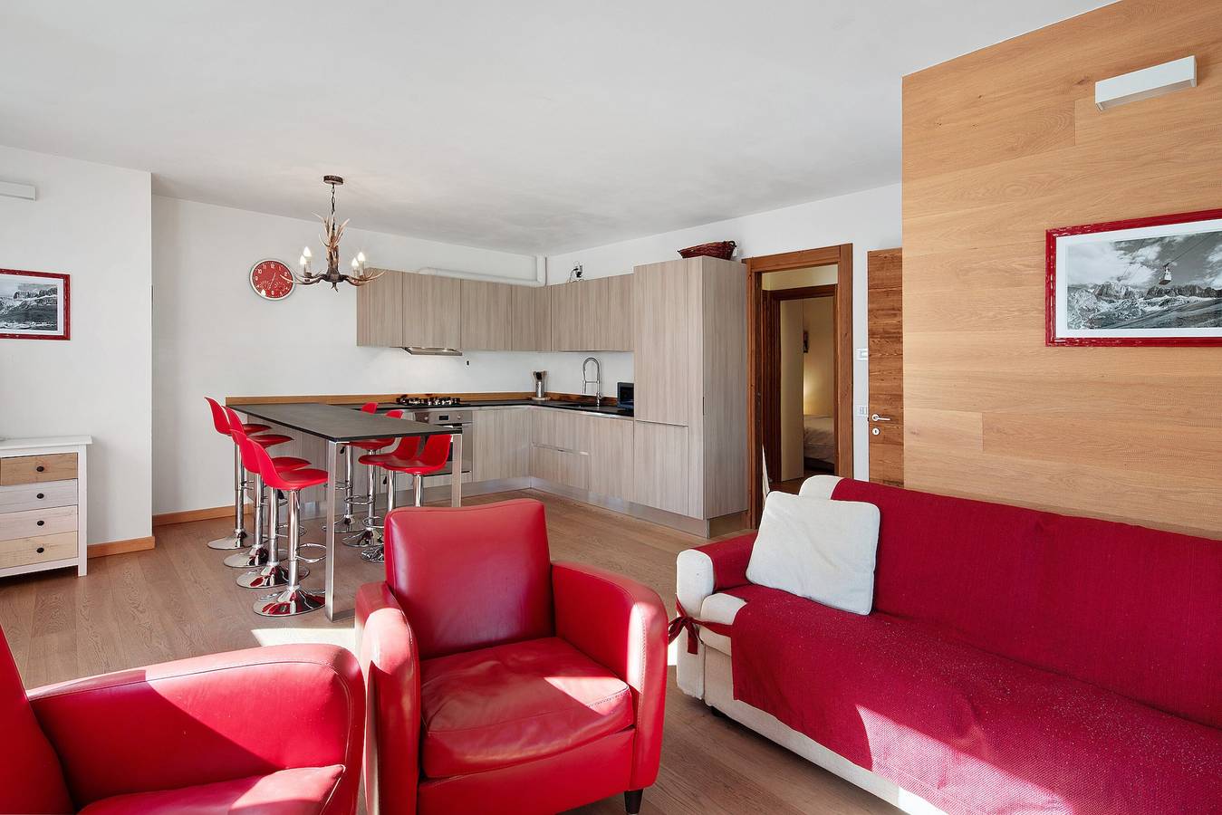 Ganze Wohnung, Apartment 'Sunny Arabba' mit Bergblick, privatem Garten und Wlan in Arabba, Buchenstein