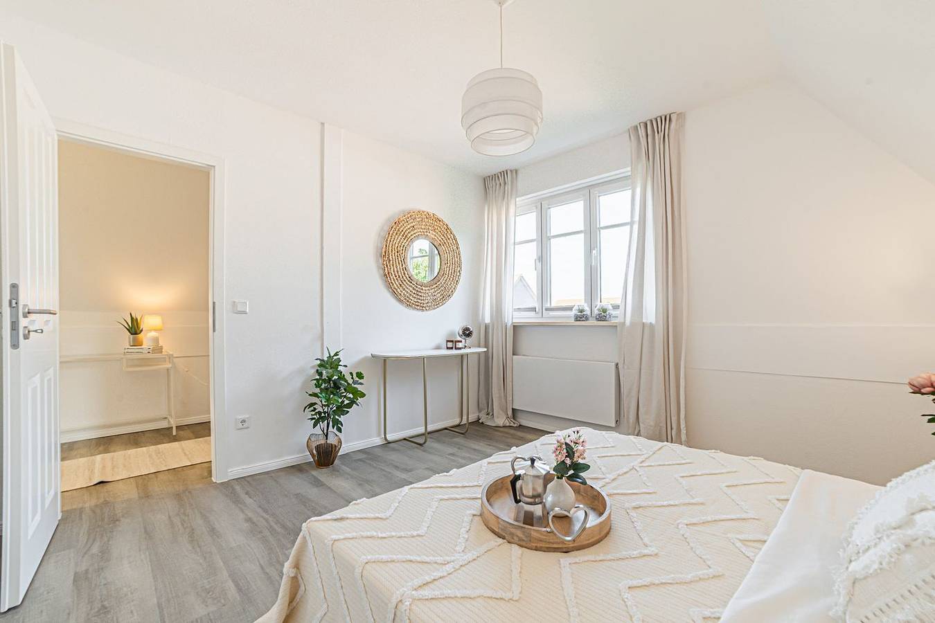 Ganze Wohnung, Komfortable Ferienwohnung "Insel-Auszeit" auf Pellworm mit Balkon Gartenblick in Tammensiel, Pellworm