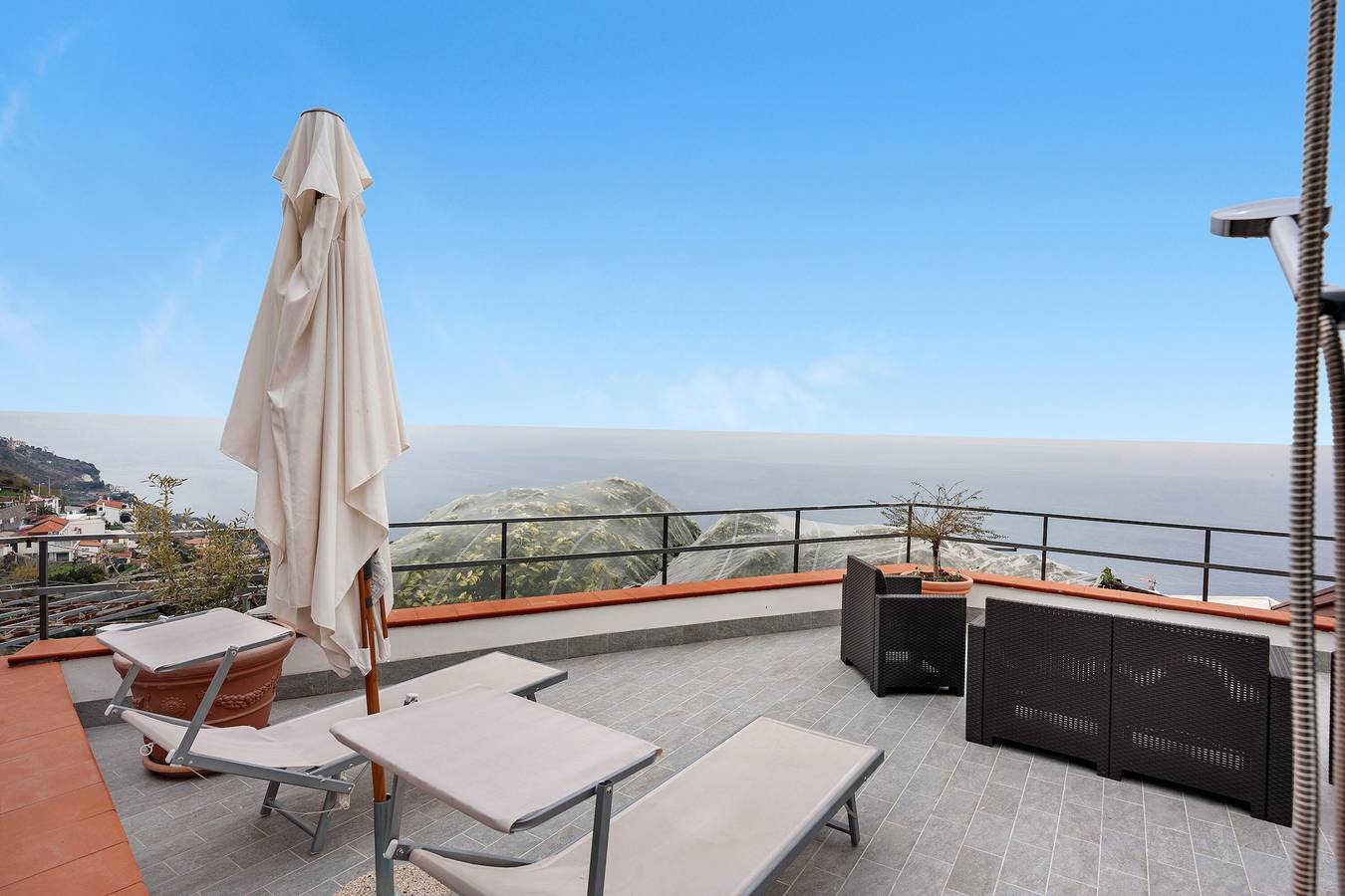 Ferienhaus 'La Volta Amalfi Coast' mit Meerblick, Wlan und Klimaanlage in San Michele (Salerno), Amalfiküste