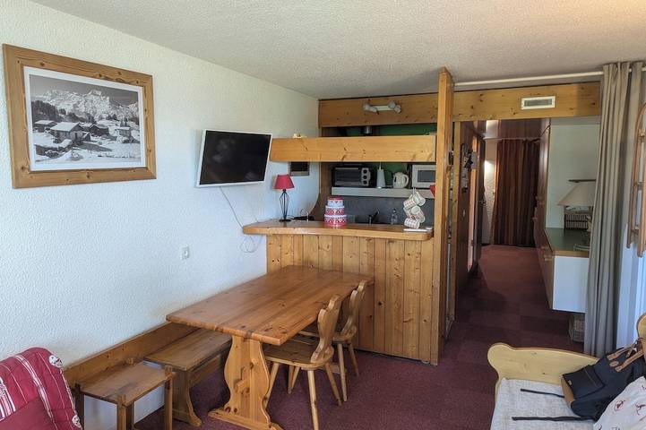 Ganze Wohnung, Studio(s) South-facing balcony in Les Arcs 1800 Charvet Skiing at the foot of Pierra Menta in Arc 1800, Bourg-Saint-Maurice