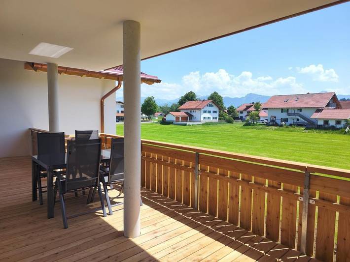 Ferienwohnung für 6 Personen, mit Terrasse und Garten sowie Ausblick in Roßhaupten - 3