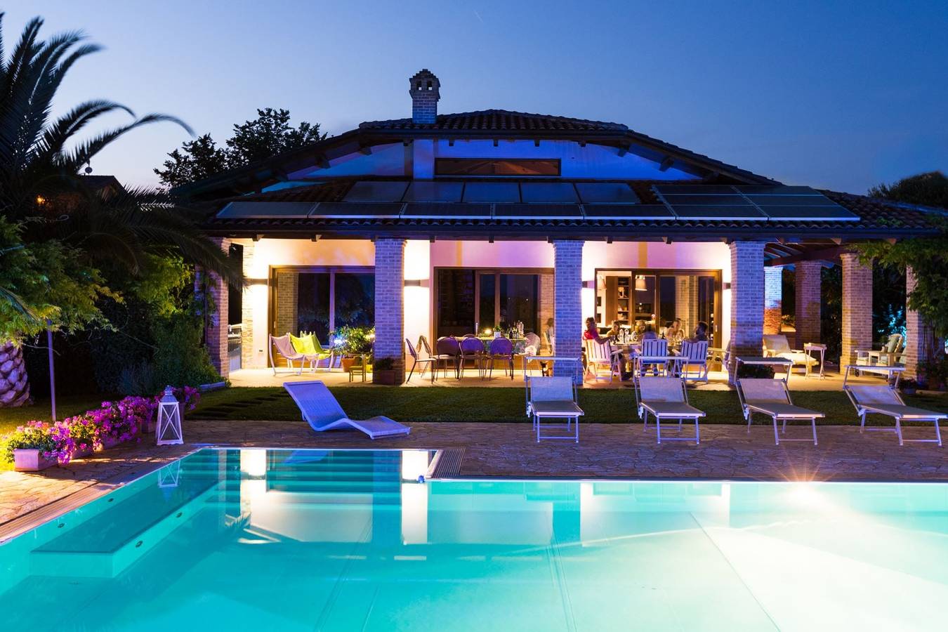 Villa für 9 Personen mit Pool in San Costanzo, Valle del Metauro
