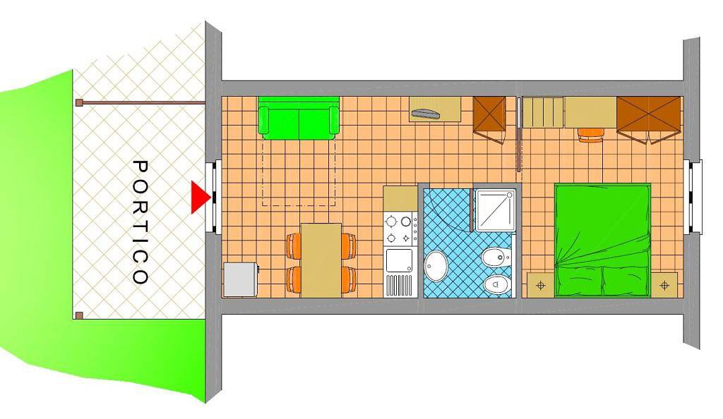 Residenz Rosa dei Venti Bungalow Grecale für 4 Personen in Mazzanta, Etruskische Küste